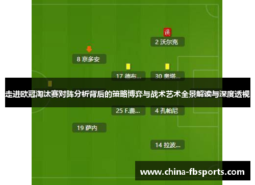 走进欧冠淘汰赛对阵分析背后的策略博弈与战术艺术全景解读与深度透视